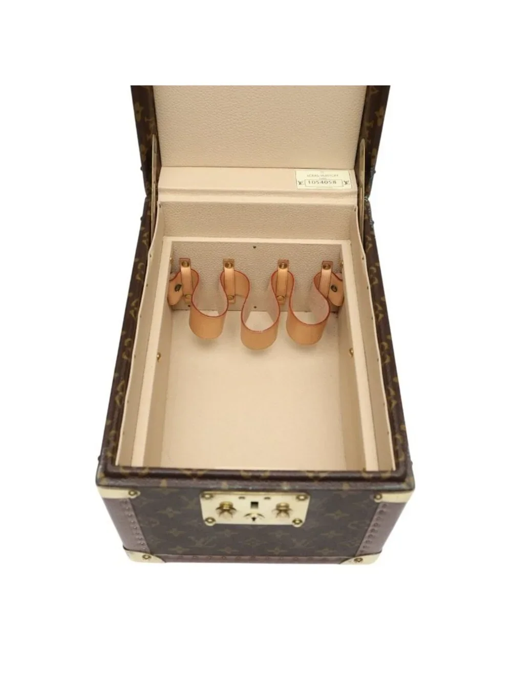 Louis Vuitton Monogram Makeup Case Boite Flacon Bag Brown